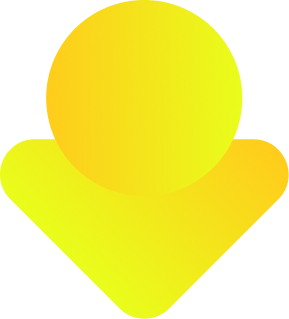 Rounded yellow gradient rectangle and circle figures